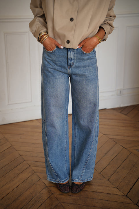 Ofelia bleu - Jean droit