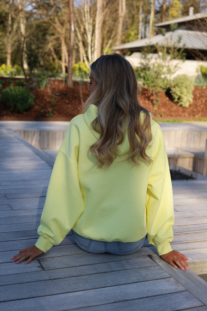 Justin jaune - Sweat-shirt imprimé