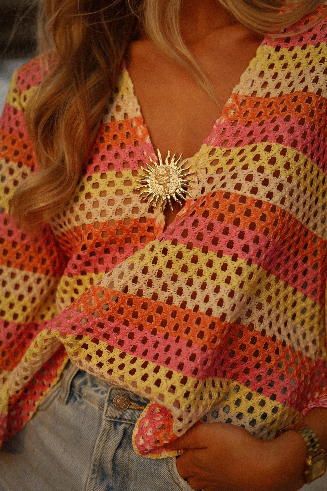 Simon coloré - Blouse crochet