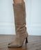 Ofelie taupes - Bottes à talons