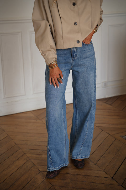 Ofelia bleu - Jean droit