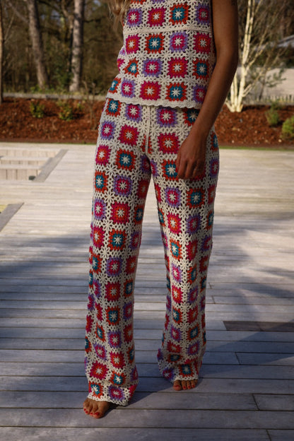 Yvan coloré - Pantalon crochet