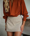 Tara beige - Jupe short