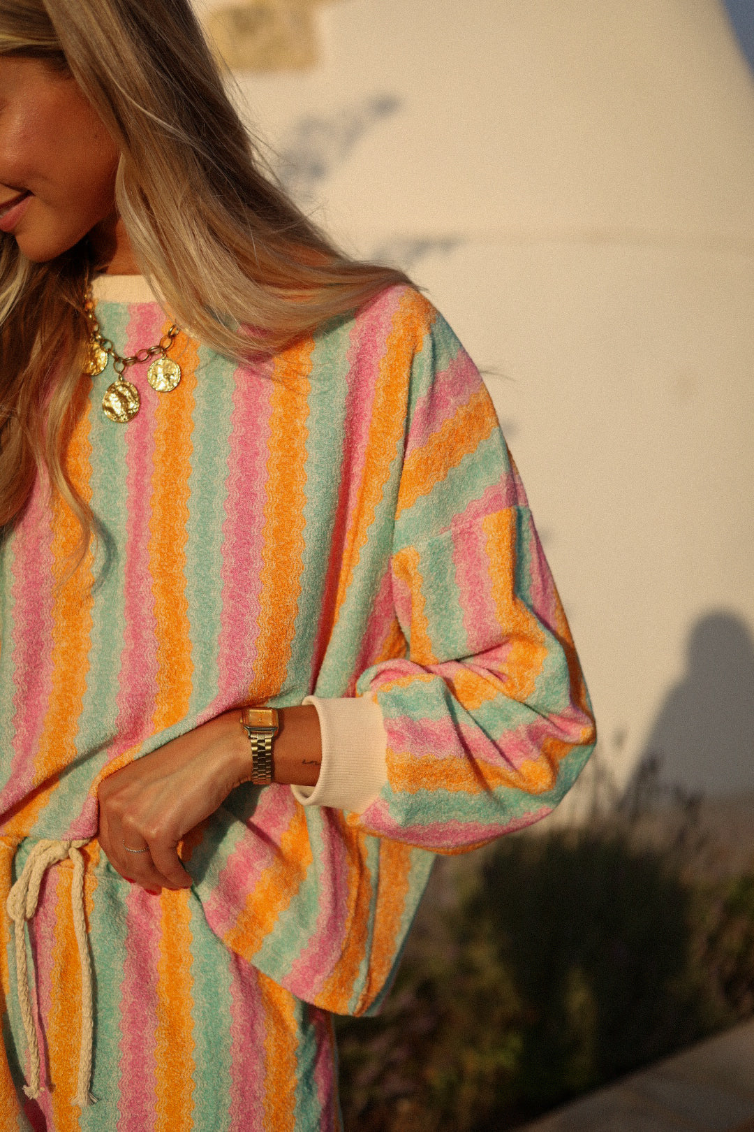 Luni coloré - Sweat-shirt éponge