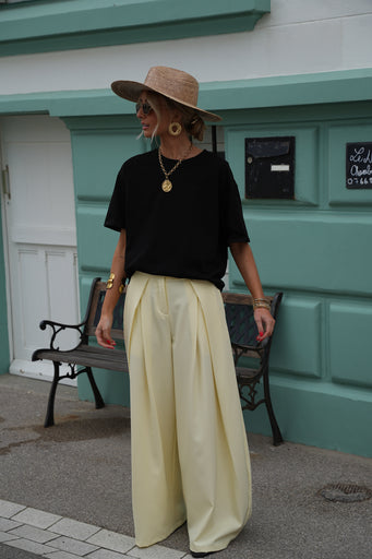 Chelsea jaune - Pantalon ample