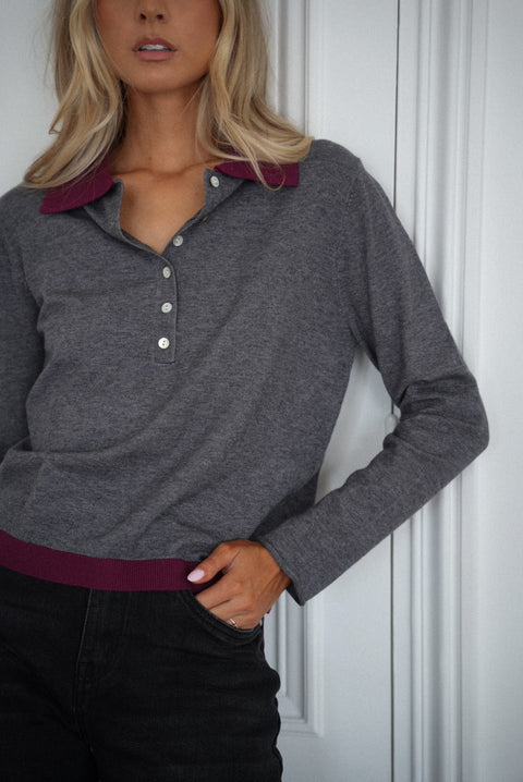 Théodore gris - Pull doux