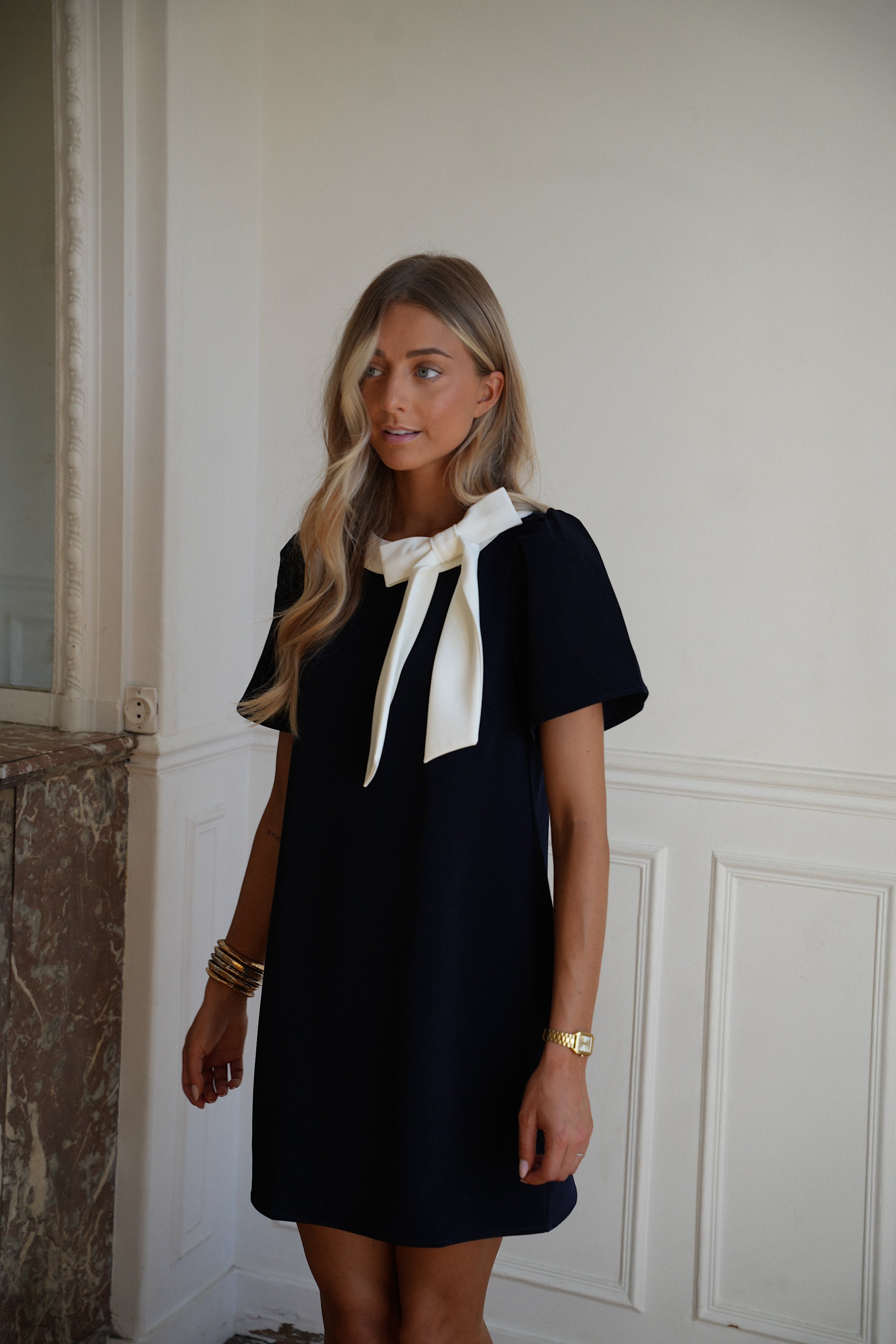Rosi marine - Robe à noeud