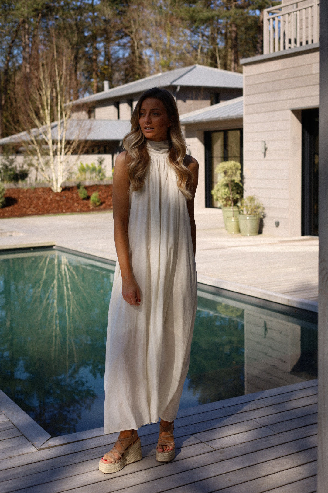 Luma crème - Robe longue