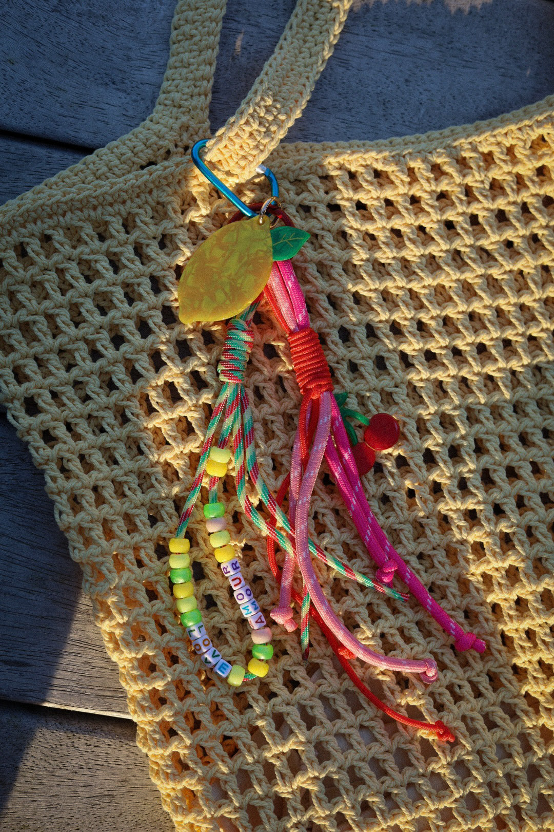 Citron rose - Porte clefs