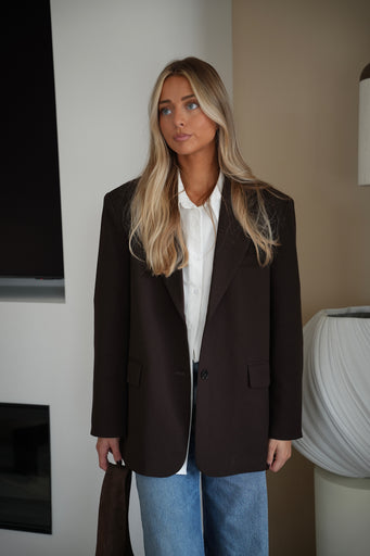 Grayce chocolat - Veste blazer