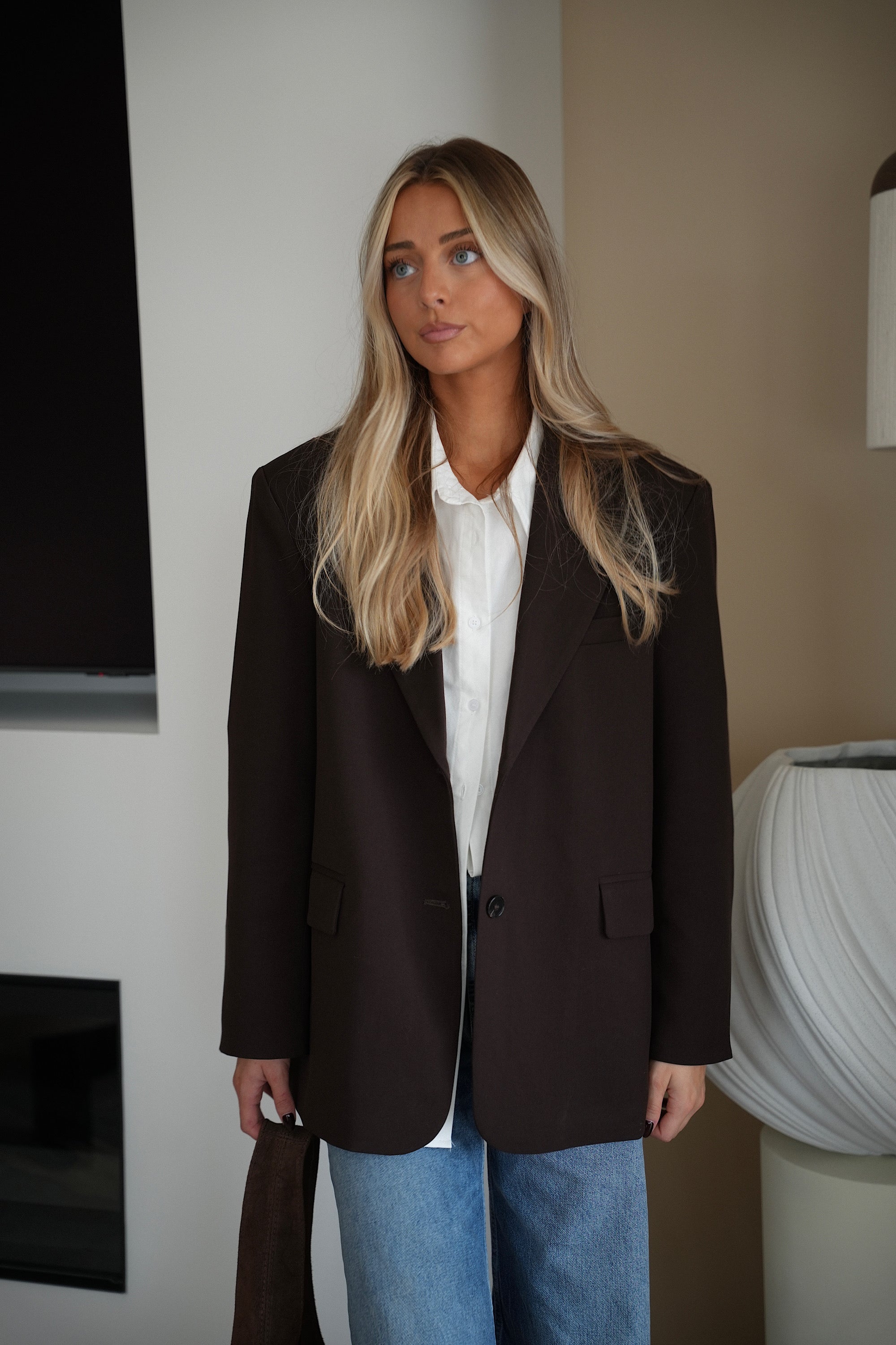 Grayce chocolat - Veste blazer