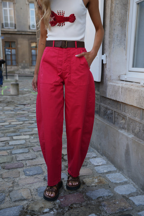 Jay rouge - Pantalon ballon