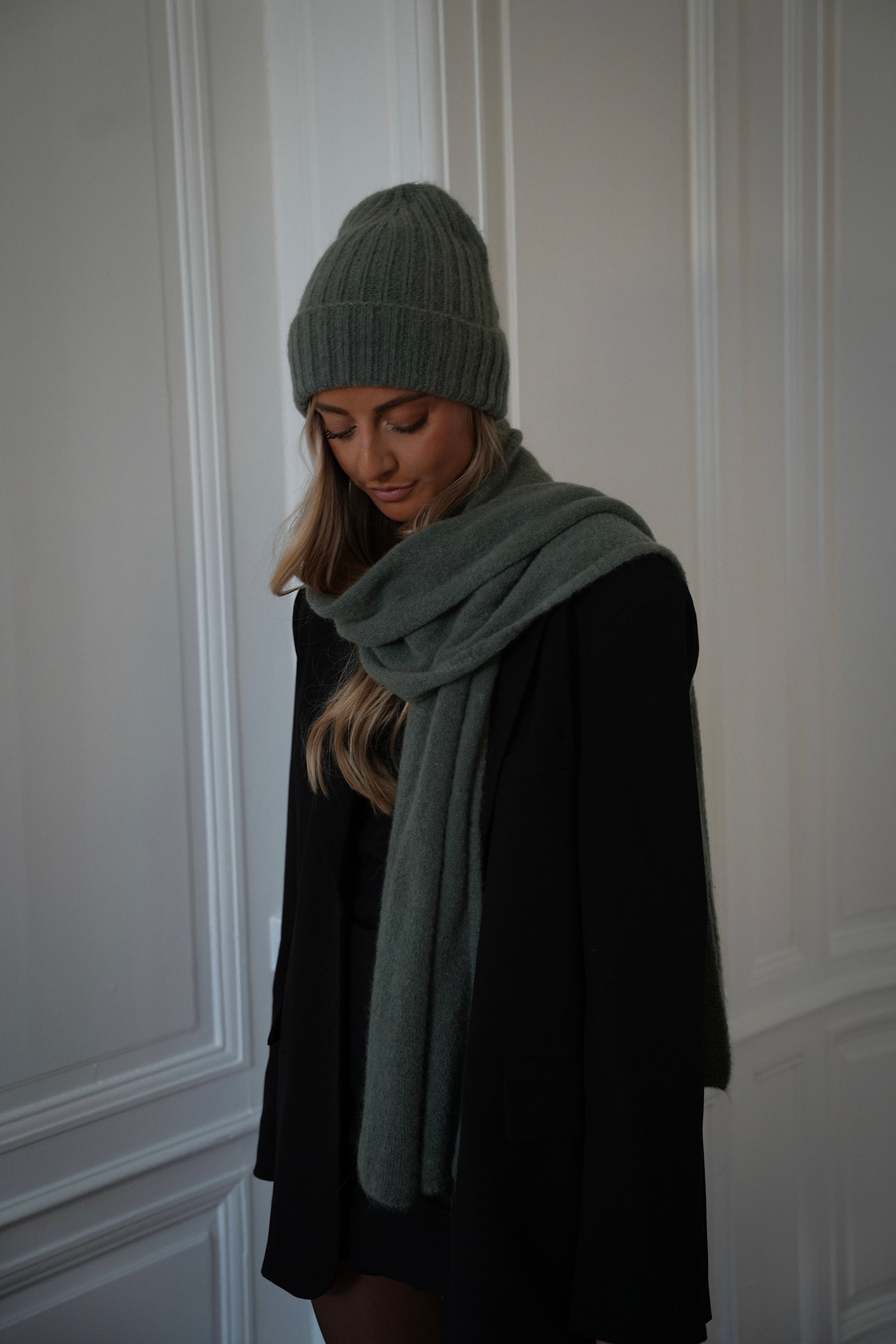 Jess kaki - Écharpe douce