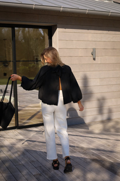Jeany blanc - Jean droit
