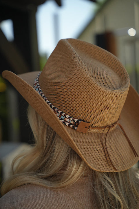 Octavia beige - Chapeau de paille