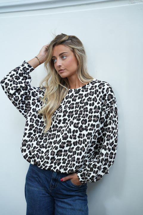 Nala léopard - Sweat-shirt imprimé