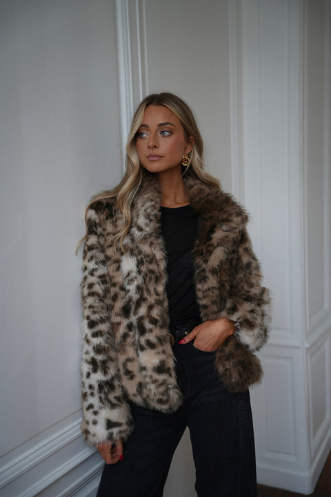 Kane léopard - Manteau fourrure