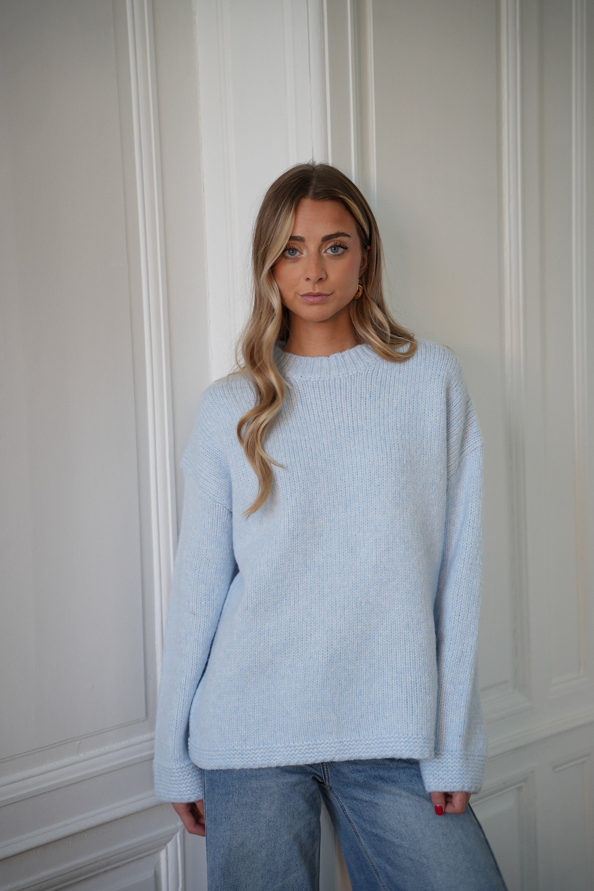 Jazz bleu - Pull ample