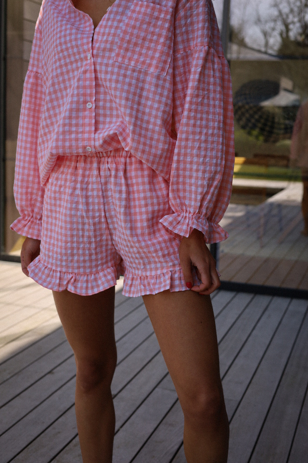 Kalli rose - Short vichy