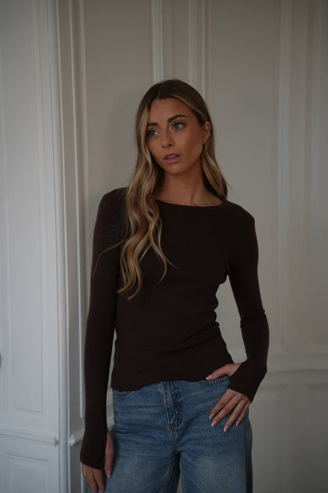 Markus chocolat - Pull fin