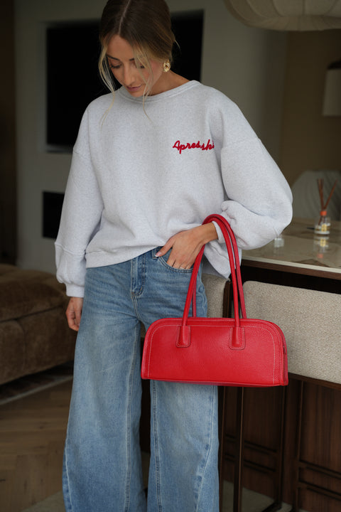 Nella rouge - Sac en cuir