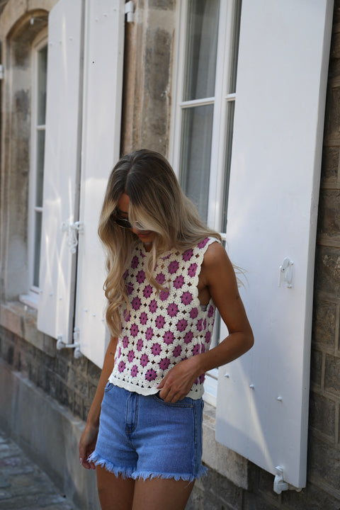 Emery rose - Top crochet