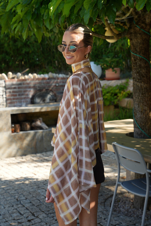 Solina beige - Blouse ample