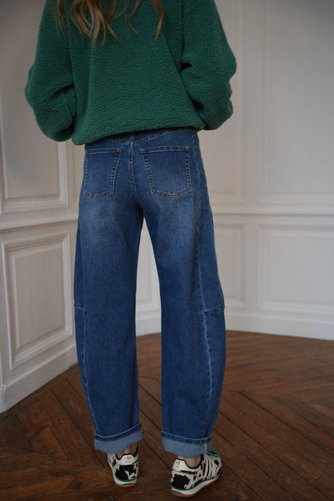 Erika bleu foncé - Jean ballon