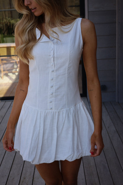 Sefa blanche - Robe ballon