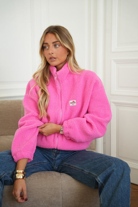 Sana rose - Veste polaire