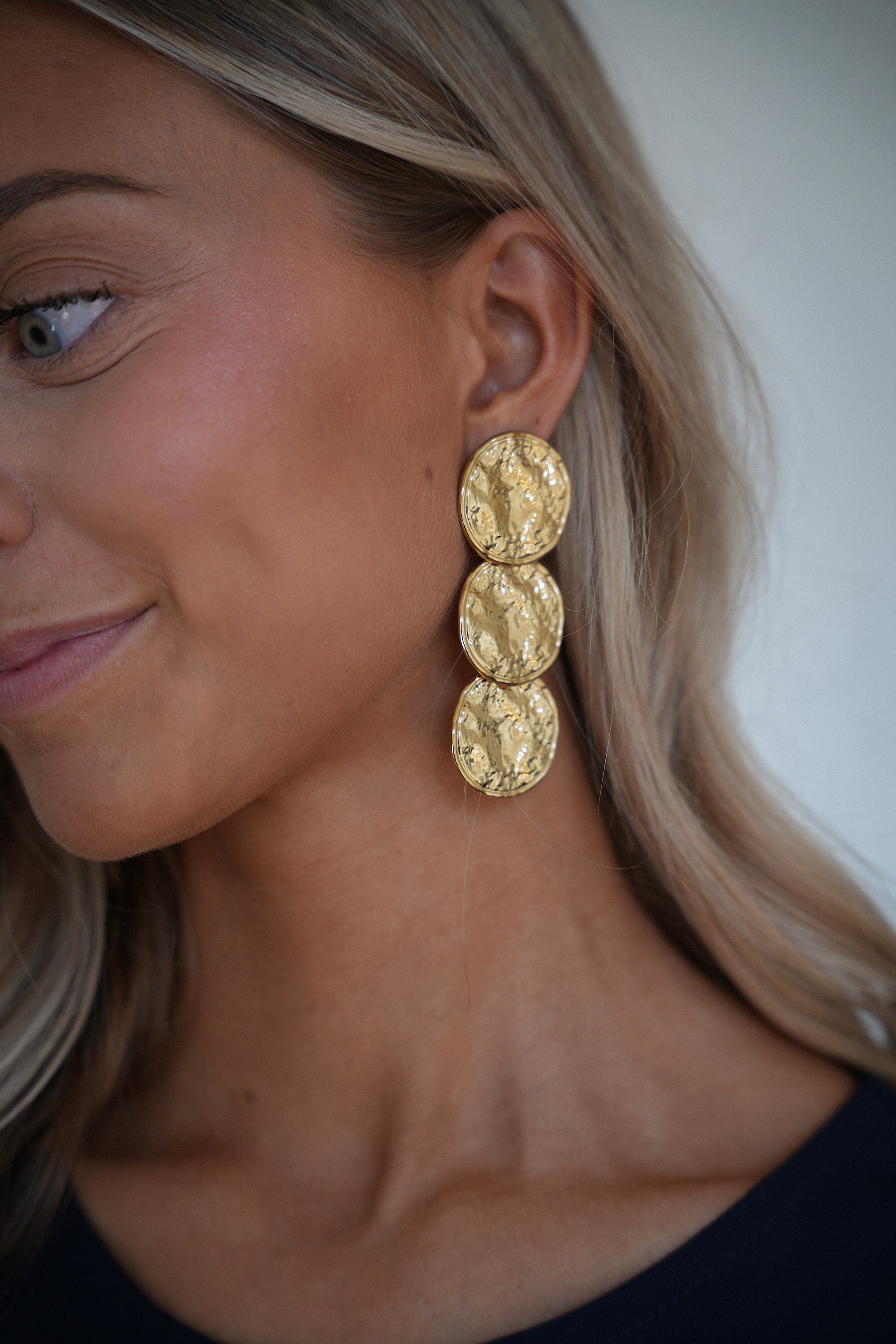 Jodi dorées - Boucles d’oreilles acier