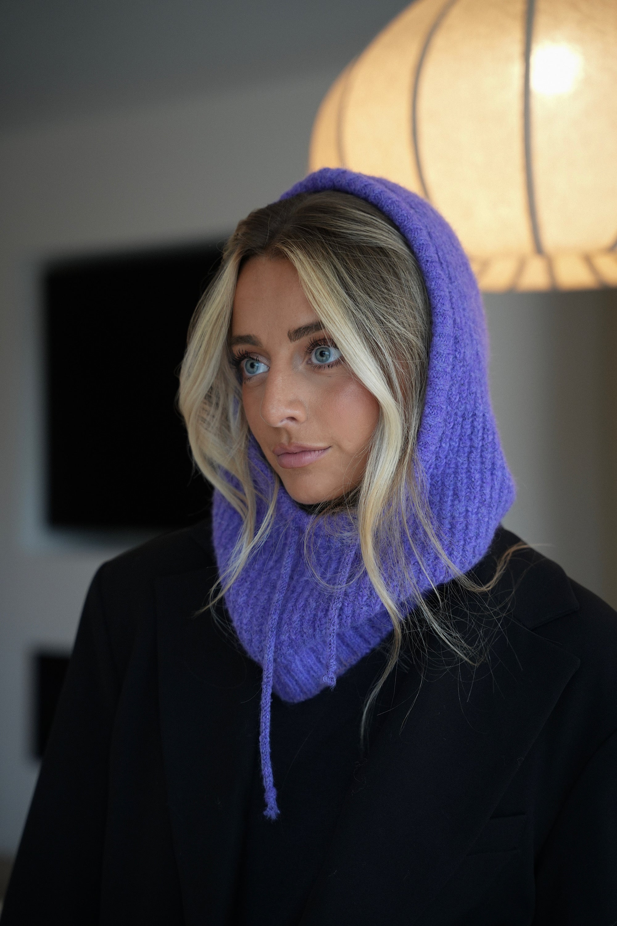 Milie violette - Cagoule douce