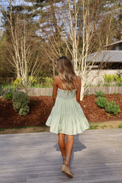 Maxine verte - Robe fluide