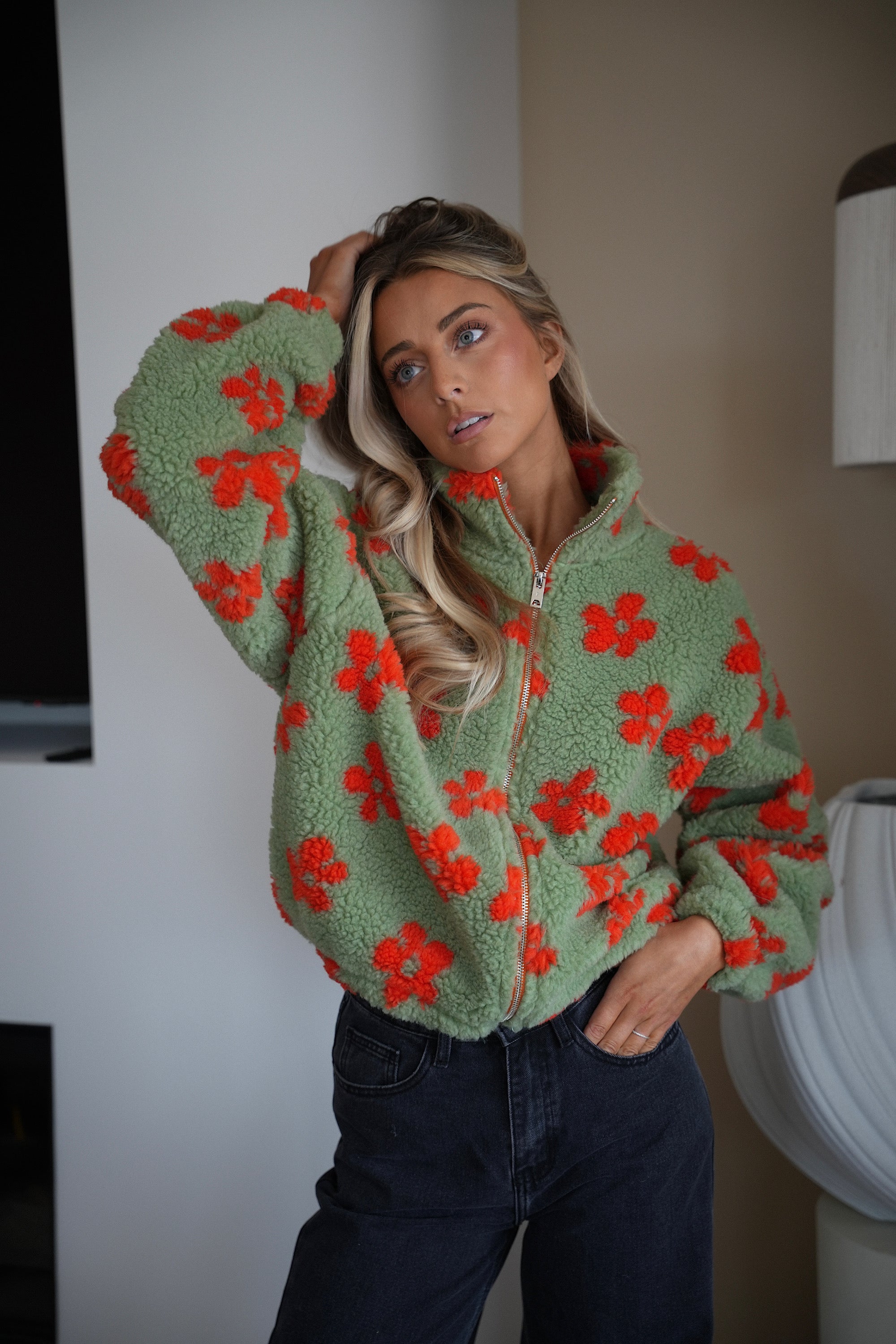 Lisa verte - Veste polaire