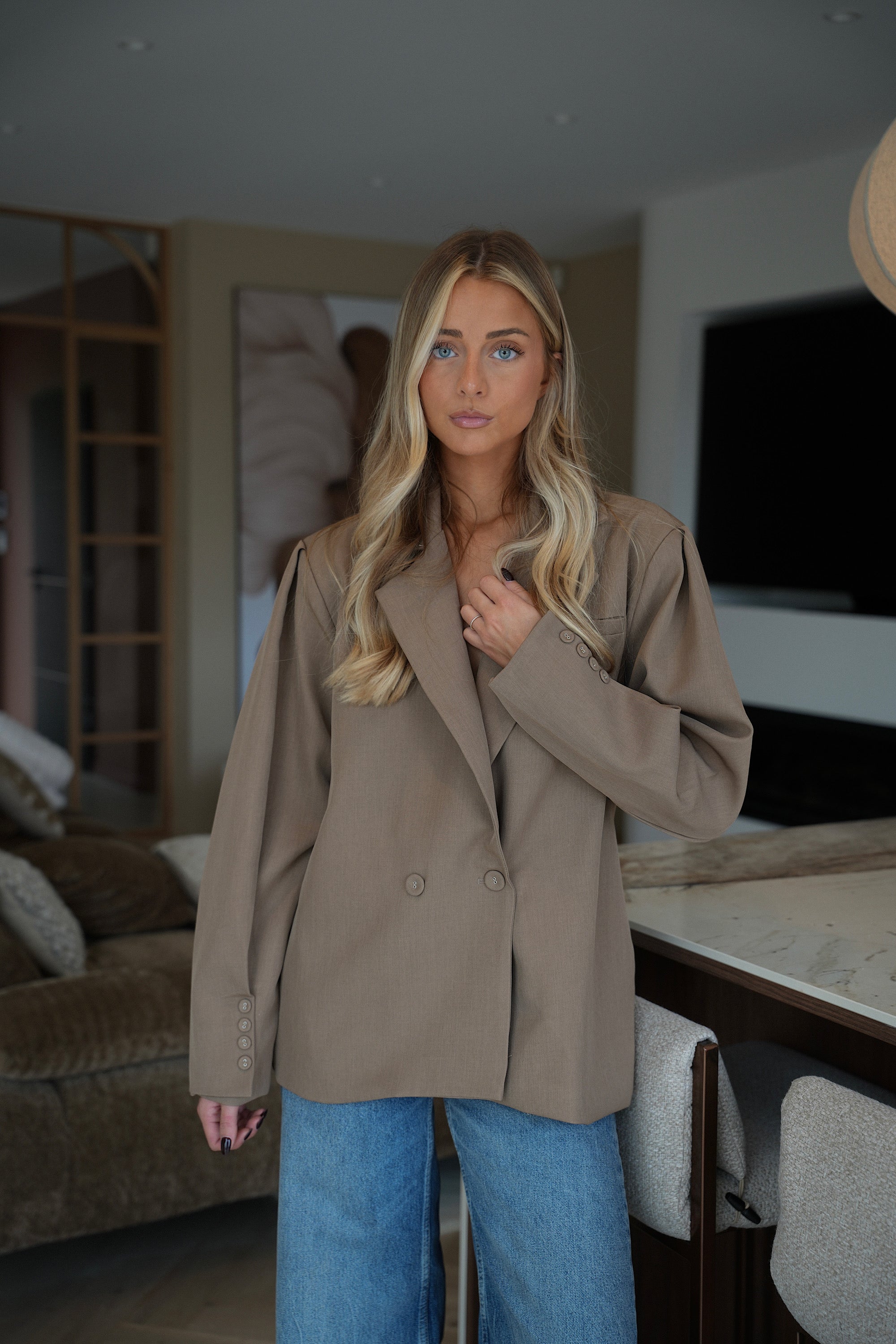 Dorothée beige - Veste blazer