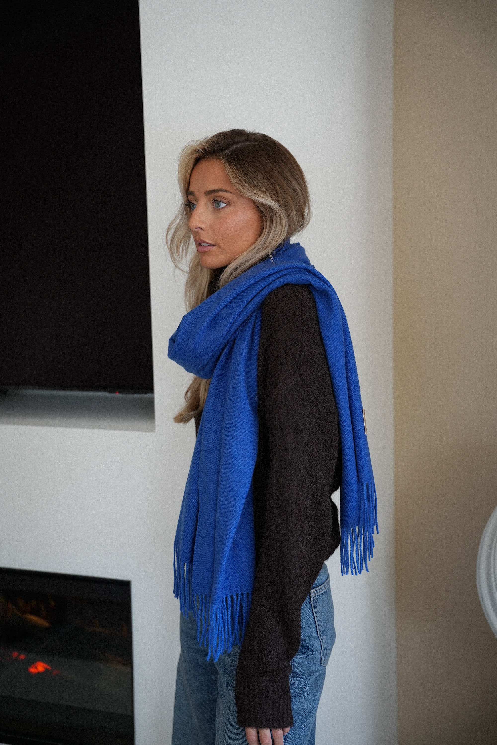 Capucine bleue - Écharpe douce