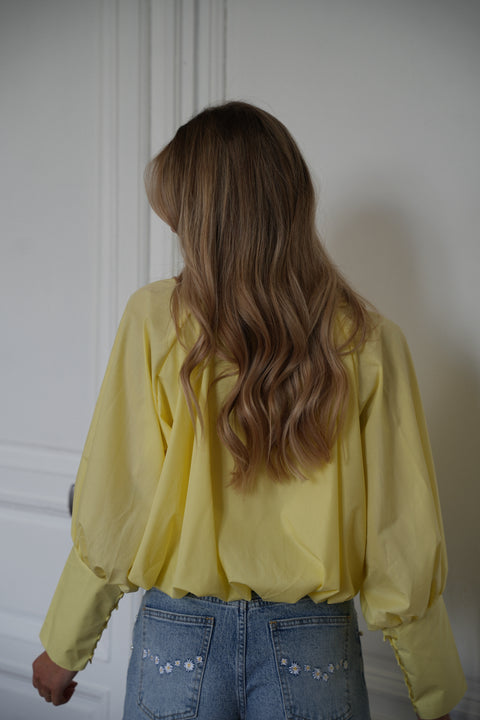 Alice jaune - Blouse ballon