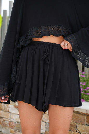 Elea noir - Short fluide