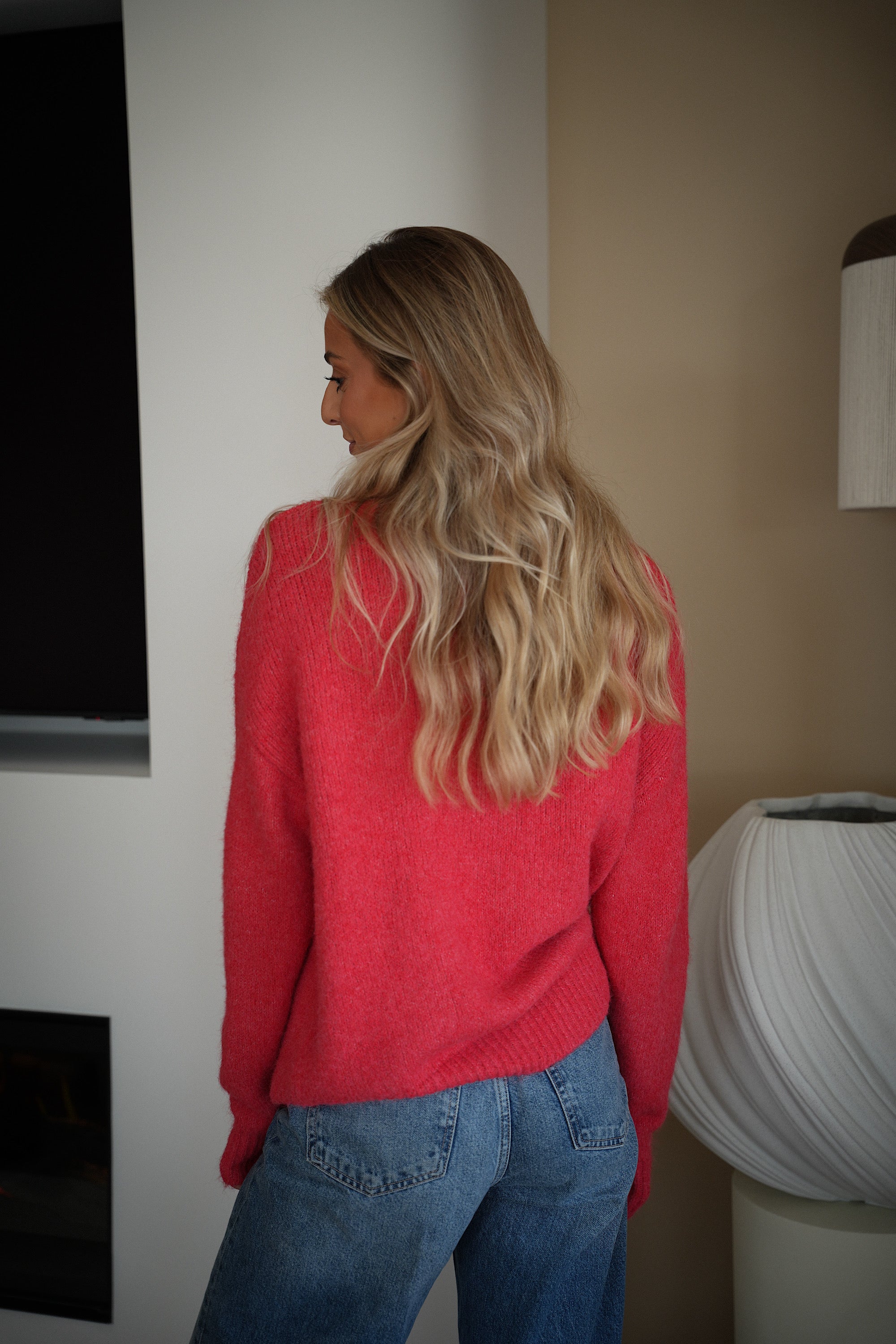 Lova corail - Pull col roulé