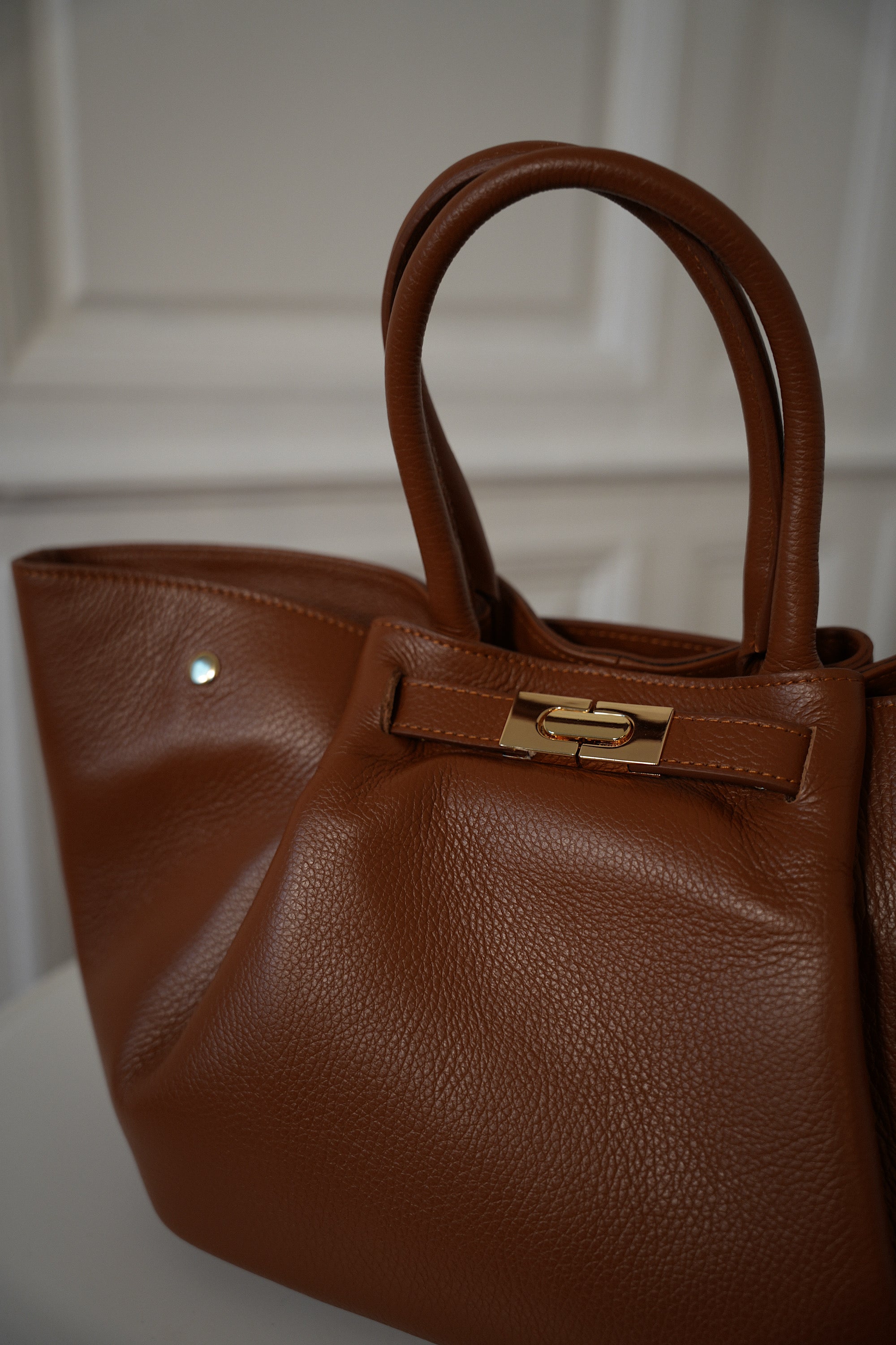 Sia camel - Sac en cuir