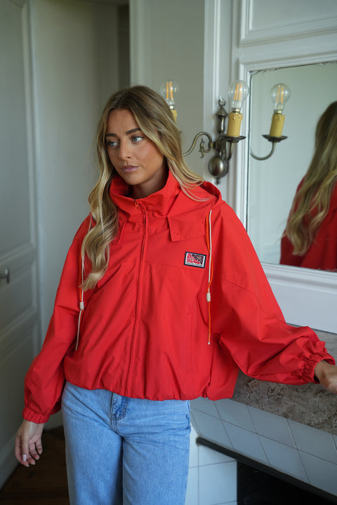 Matt corail - Veste zippée