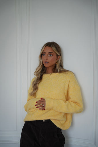 Leny jaune - Pull doux