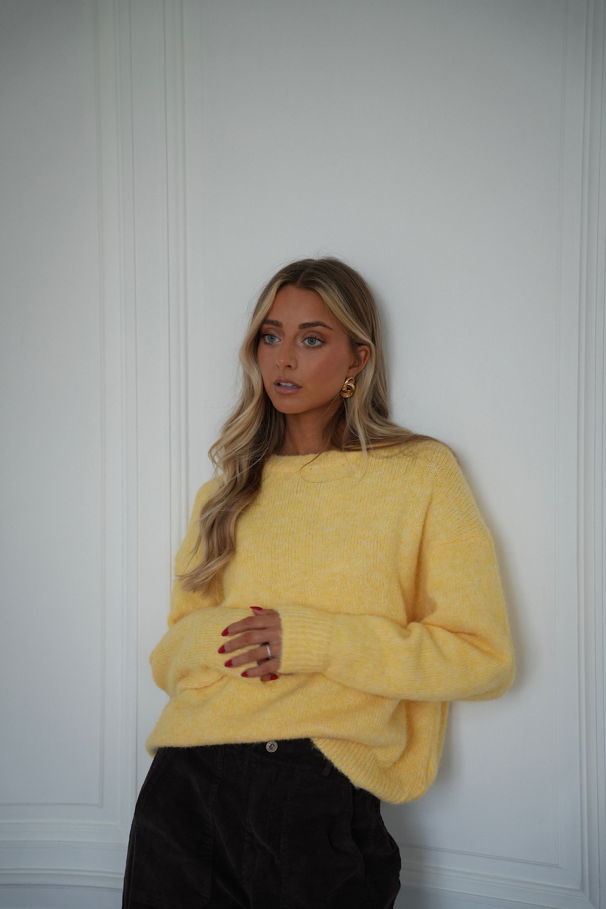 Leny jaune - Pull doux