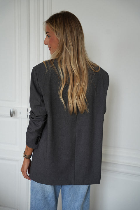 Cloé grise - Veste blazer