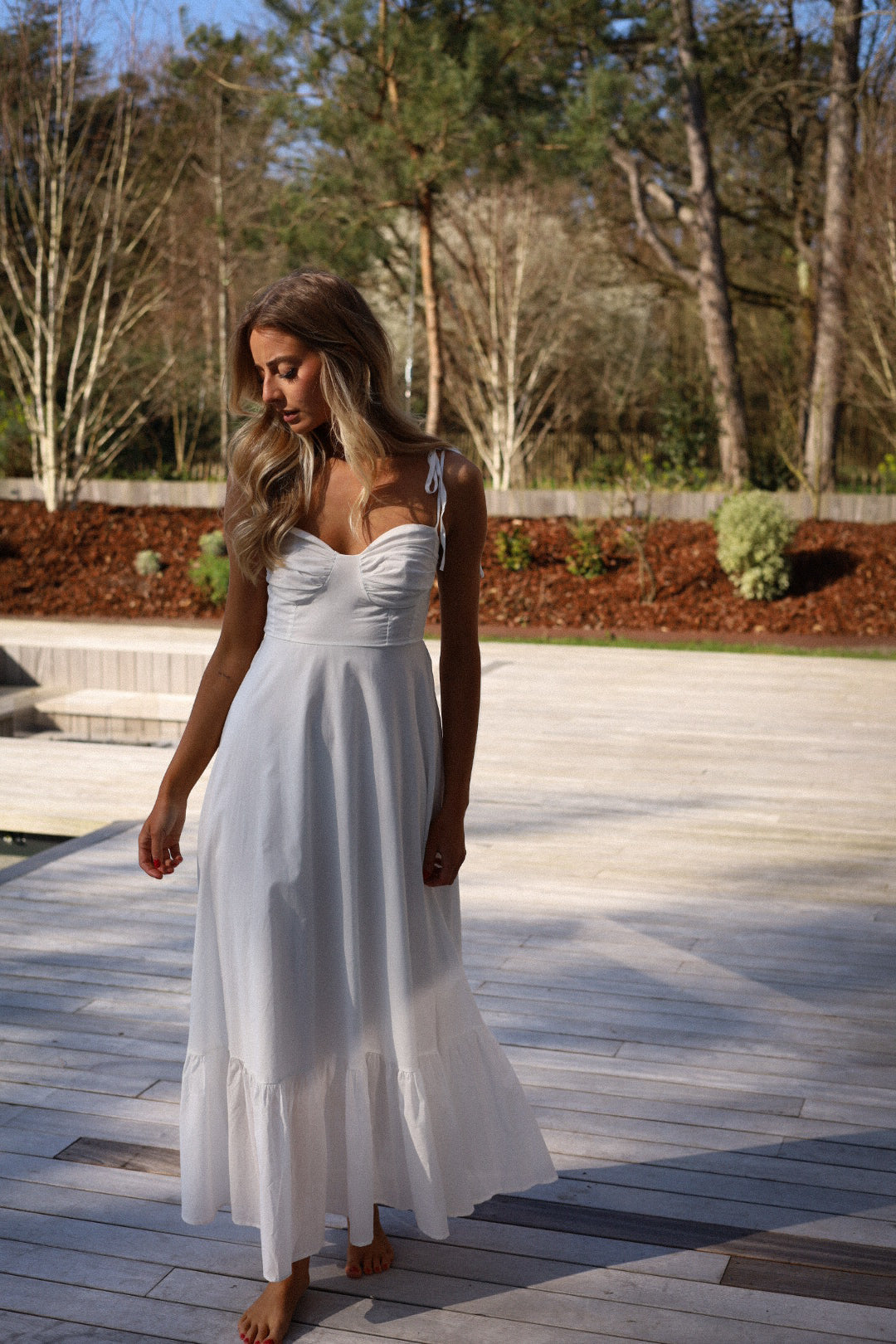 Carlotta blanche - Robe longue