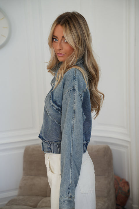 Liam bleue - Veste en jean