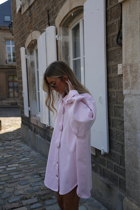 Kléo rose - Veste oversize