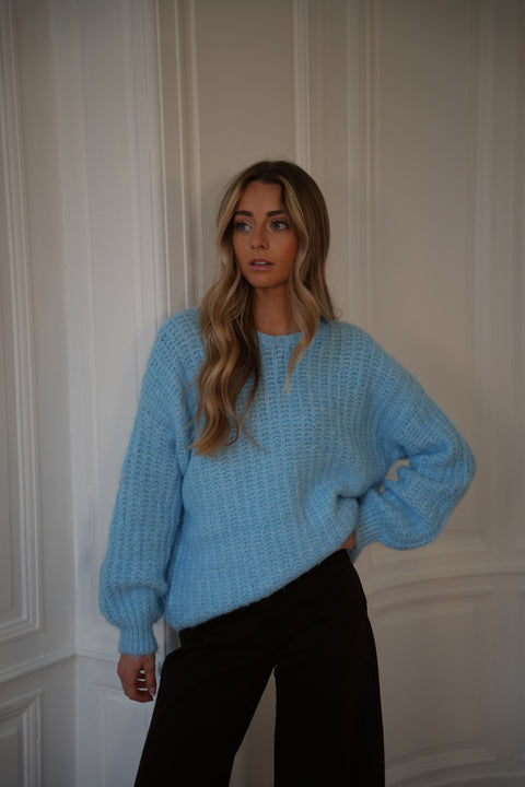 Lila bleu - Pull ample