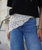 Lina beige - Foulard en crochet