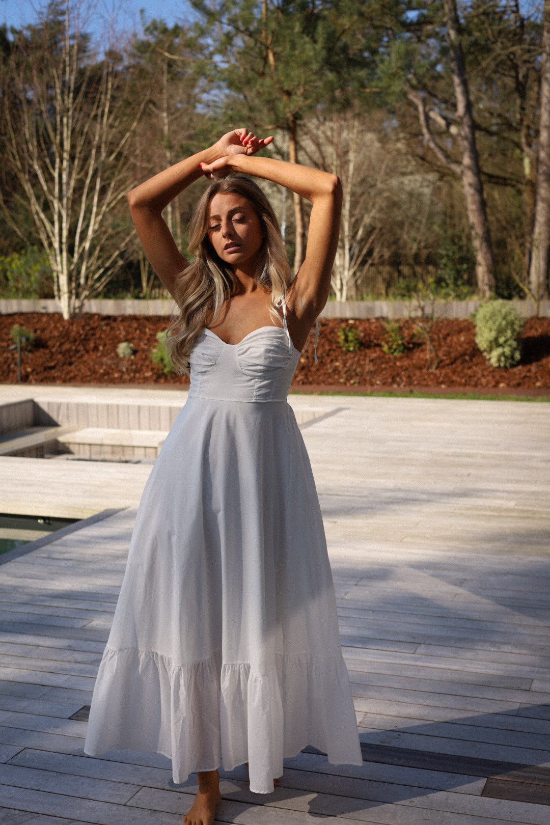 Carlotta blanche - Robe longue